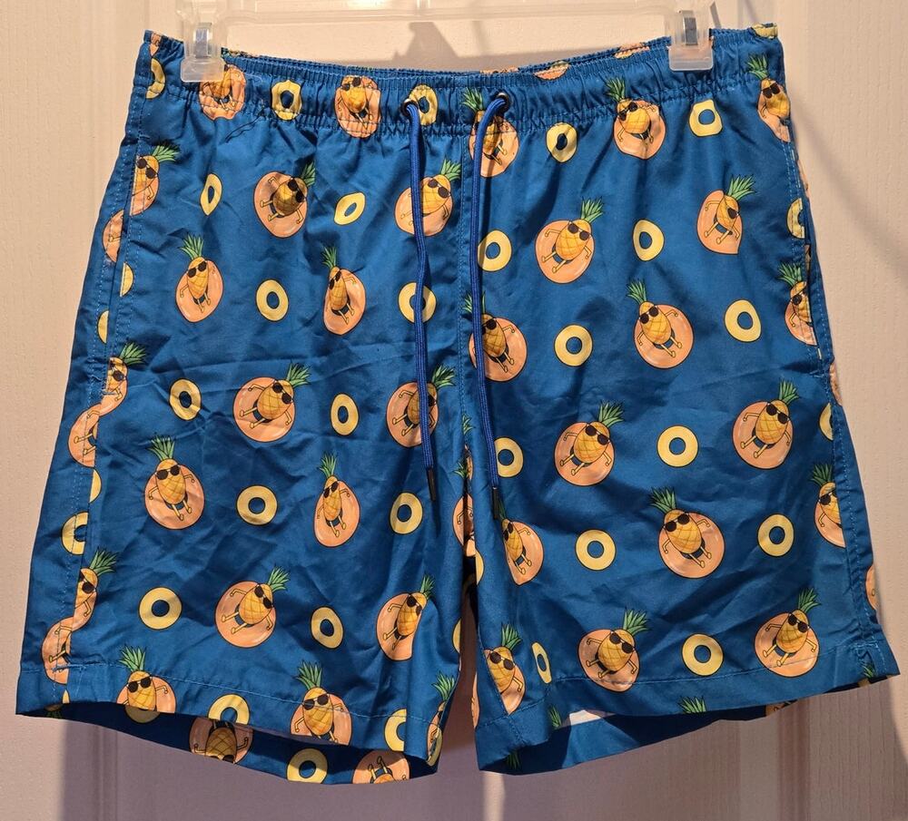 Party Sharks swim trunks sz L pineapples